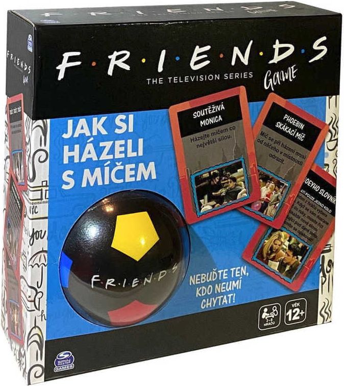 SPIN MASTER Hra Přátelé - Jak si házeli míčem *SPOLEČENSKÉ HRY* - obrázek 1