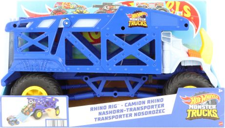Dudlu Hot Wheels Monster trucks nosorožčí přeprava trucků HFB13 - obrázek 1