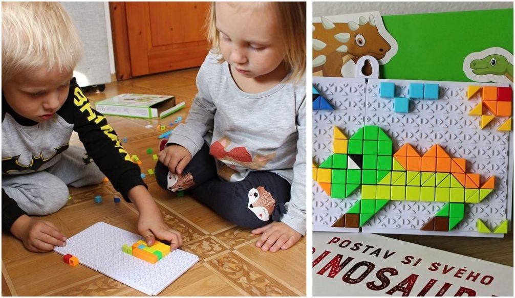 Popron.cz Mozaiková stavebnice - dinosauři - obrázek 1