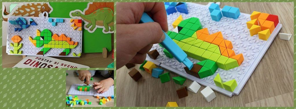 Popron.cz Mozaiková stavebnice - dinosauři - obrázek 6