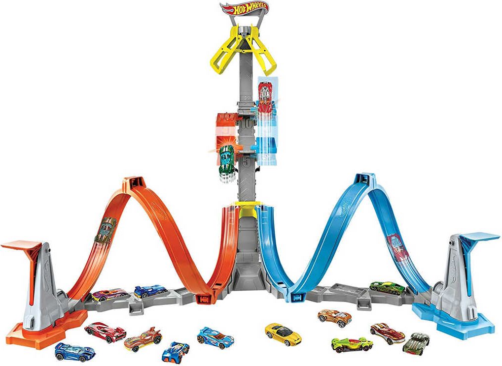 MATTEL HOT WHEELS Akční smyčka herní set s autíčkem v krabici plast - obrázek 2