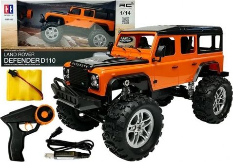 RCobchod Land rover Defender 4x4 1/14 - oranžová karoserie - obrázek 4