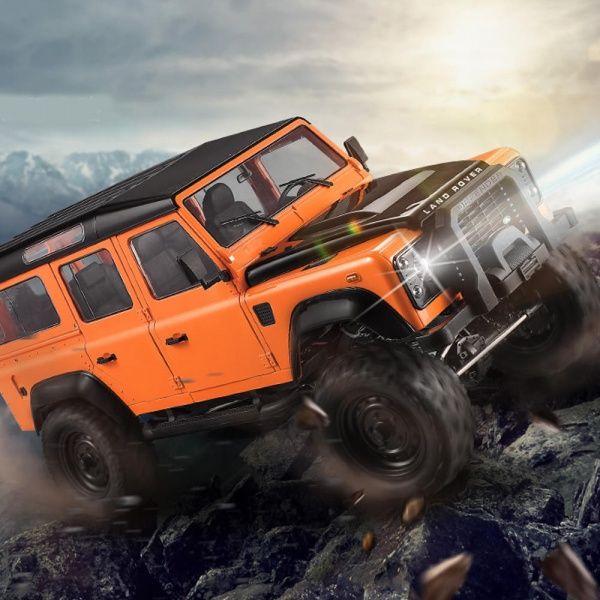 RCobchod Land rover Defender 4x4 1/14 - oranžová karoserie - obrázek 5