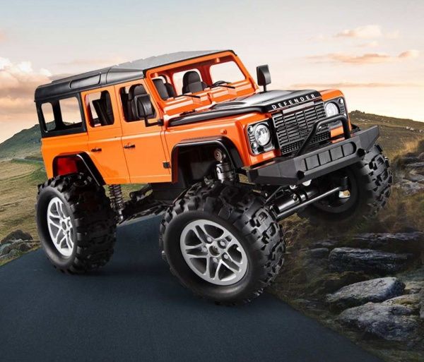 RCobchod Land rover Defender 4x4 1/14 - oranžová karoserie - obrázek 7