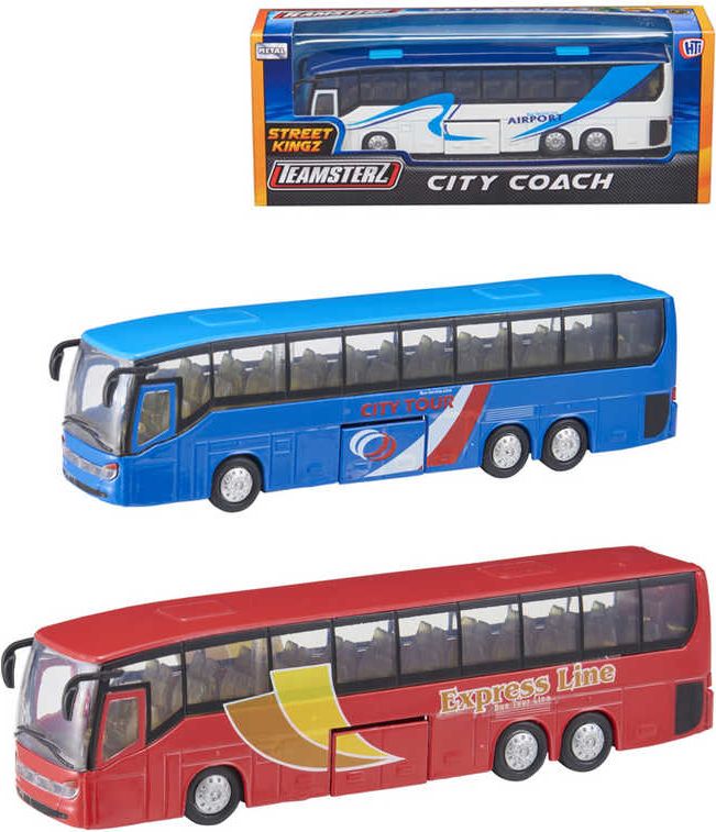 Teamsterz Street Kingz autobus kovový 3 druhy v krabici - obrázek 1
