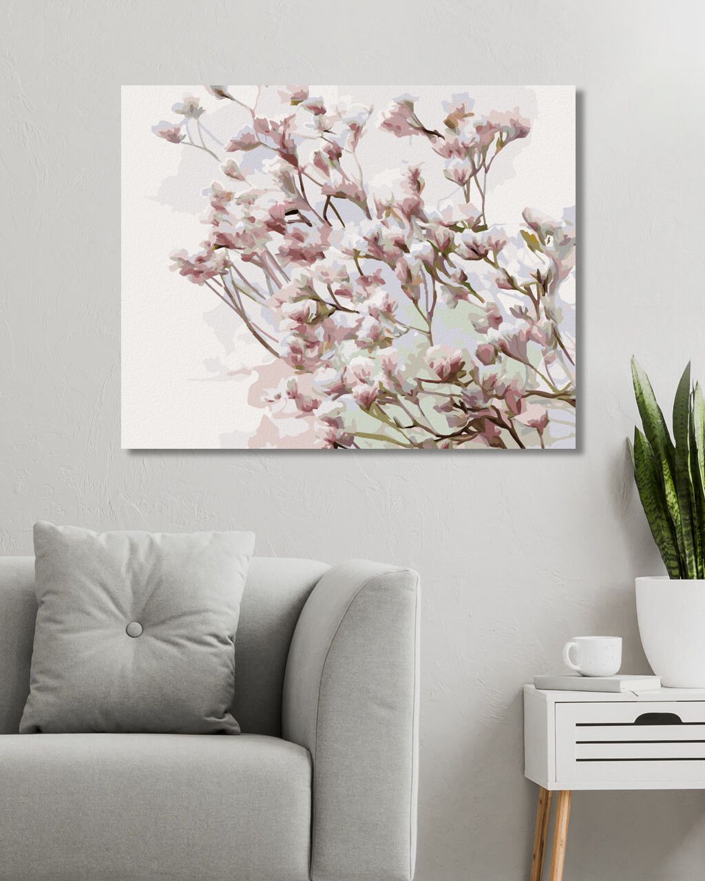zuty Malování podle čísel - KVETOUCÍ MAGNÓLIE - Rozměr: 40x50 cm, Rámování: Varianta: vypnuté plátno na rám - obrázek 5