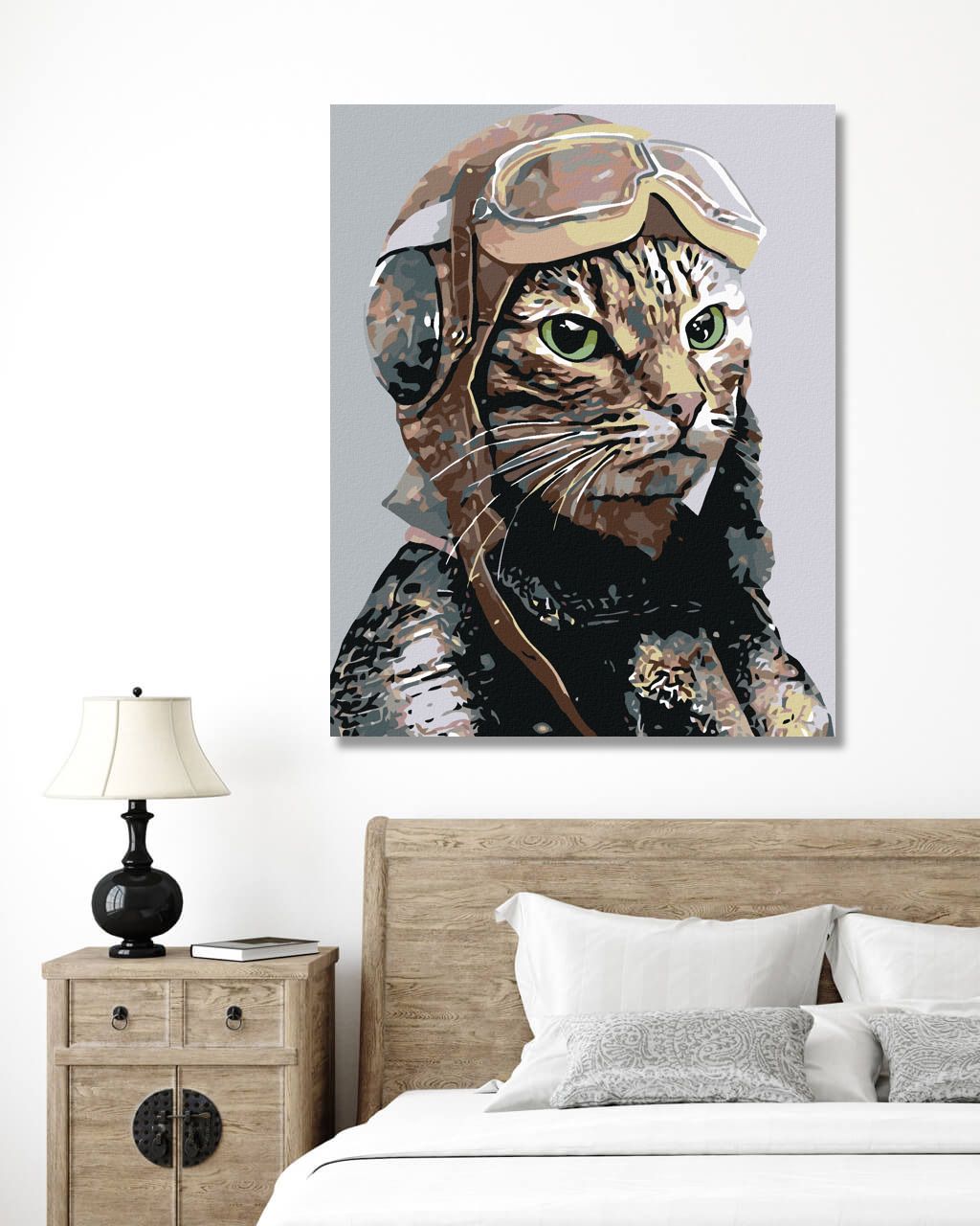 zuty Malování podle čísel - LETEC - Rozměr: 40x50 cm, Rámování: Varianta: vypnuté plátno na rám - obrázek 2