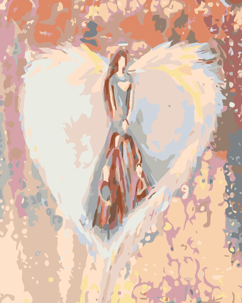 zuty Malování podle čísel - ANDĚLÉ OD LENKY - FAMILY ANGEL - Rozměr: 40x50 cm, Rámování: Varianta: bez rámu a bez vypnutí plátna - obrázek 11