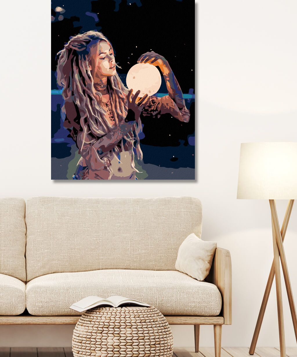 zuty Malování podle čísel - LUNA - Rozměr: 40x50 cm, Rámování: Varianta: bez rámu a bez vypnutí plátna - obrázek 7