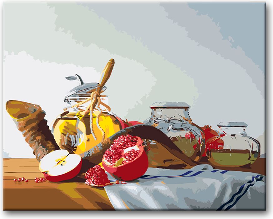 zuty Malování podle čísel - ZÁTIŠÍ - Rozměr: 40x50 cm, Rámování: Varianta: bez rámu a bez vypnutí plátna - obrázek 3