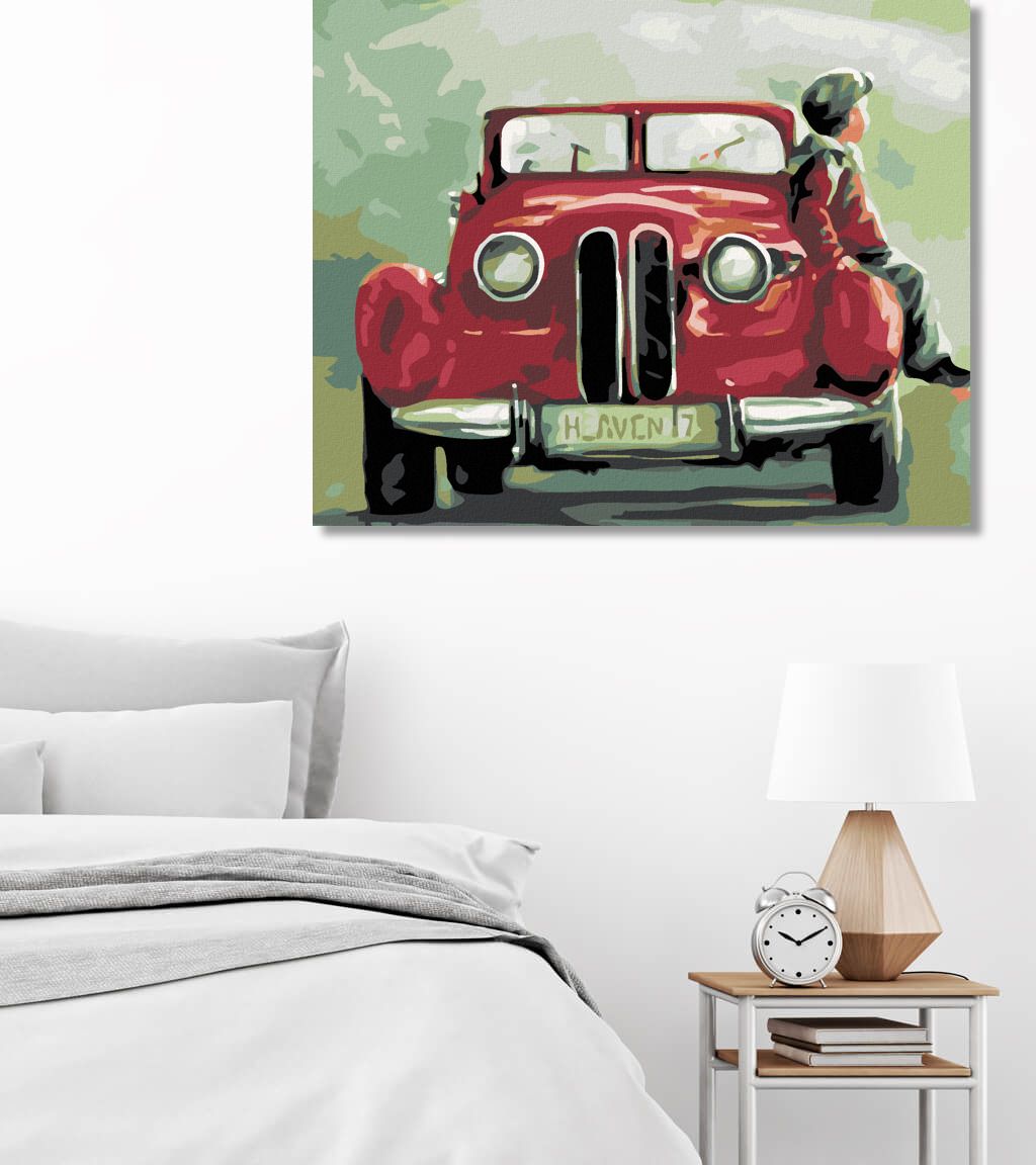 zuty Malování podle čísel - CHLAPEC SEDÍ NA BLATNÍKU - Rozměr: 40x50 cm, Rámování: Varianta: bez rámu a bez vypnutí plátna - obrázek 9