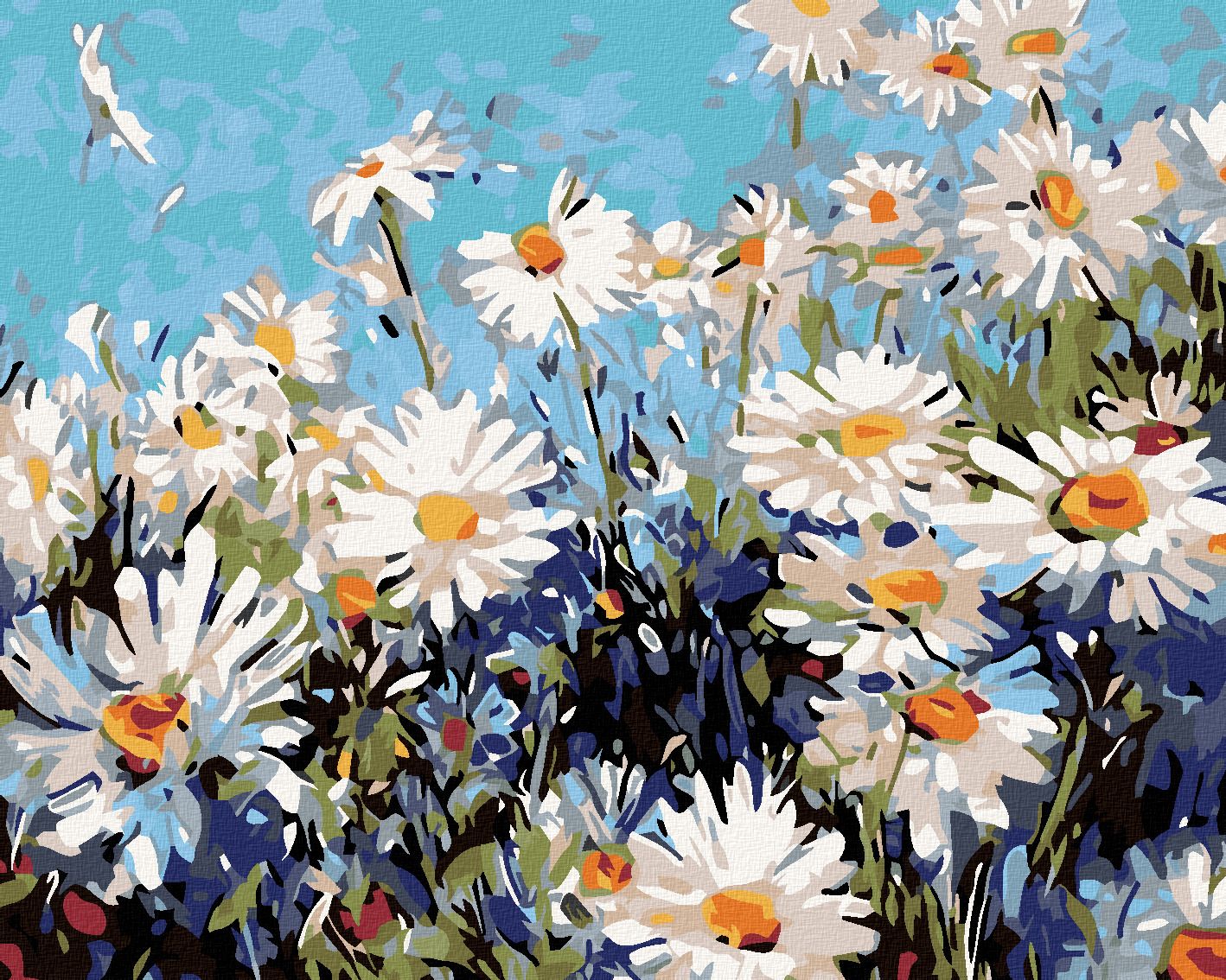 zuty Malování podle čísel - KOPRETINY - Rozměr: 40x50 cm, Rámování: Varianta: vypnuté plátno na rám - obrázek 1