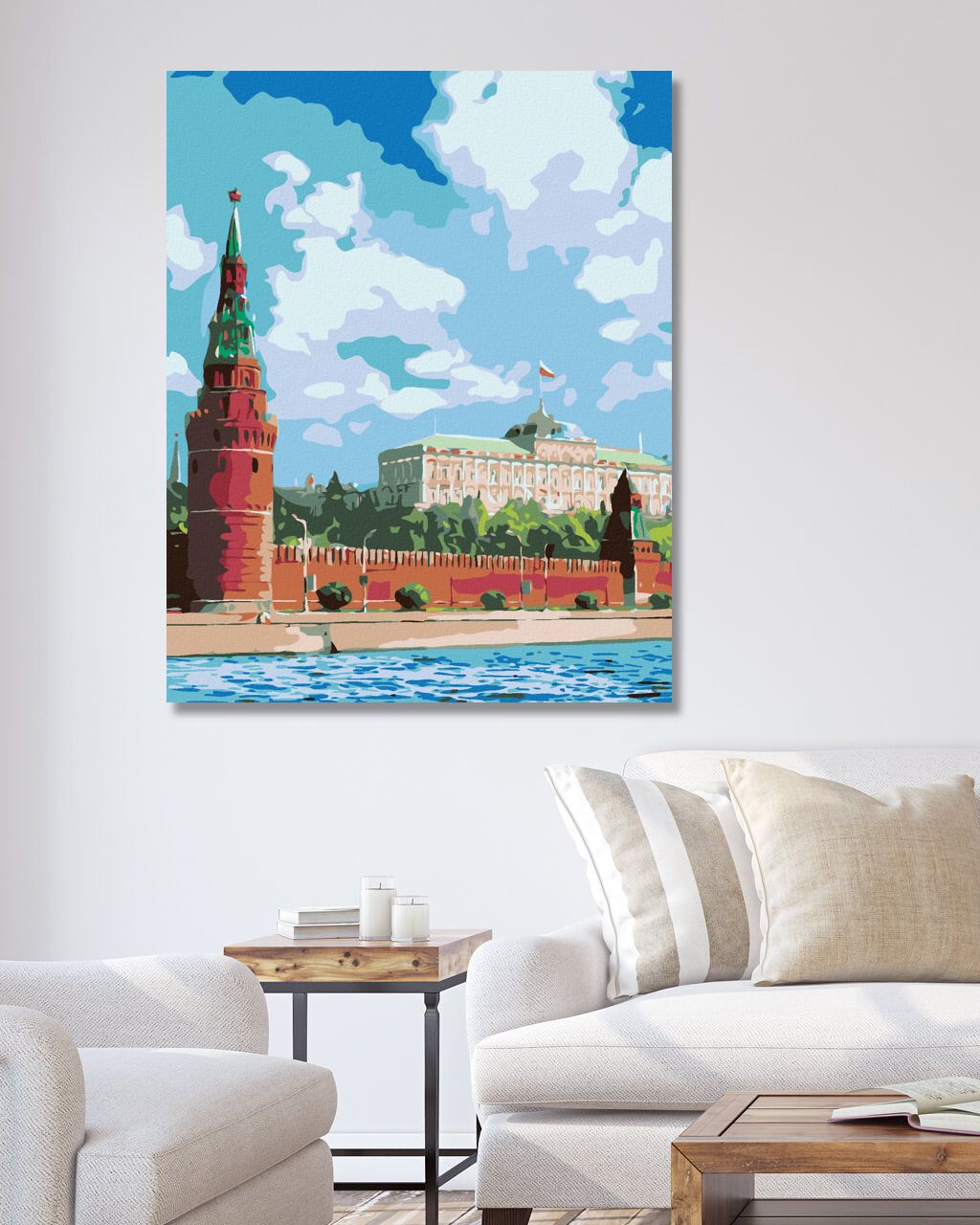 zuty Malování podle čísel - MOSKEVSKÝ KREML - Rozměr: 40x50 cm, Rámování: Varianta: bez rámu a bez vypnutí plátna - obrázek 8