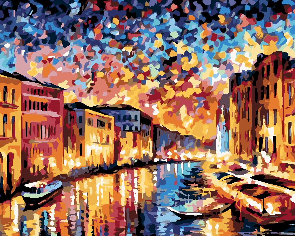 zuty Malování podle čísel - PLAVBA BENÁTKAMI - Rozměr: 40x50 cm, Rámování: Varianta: bez rámu a bez vypnutí plátna - obrázek 7