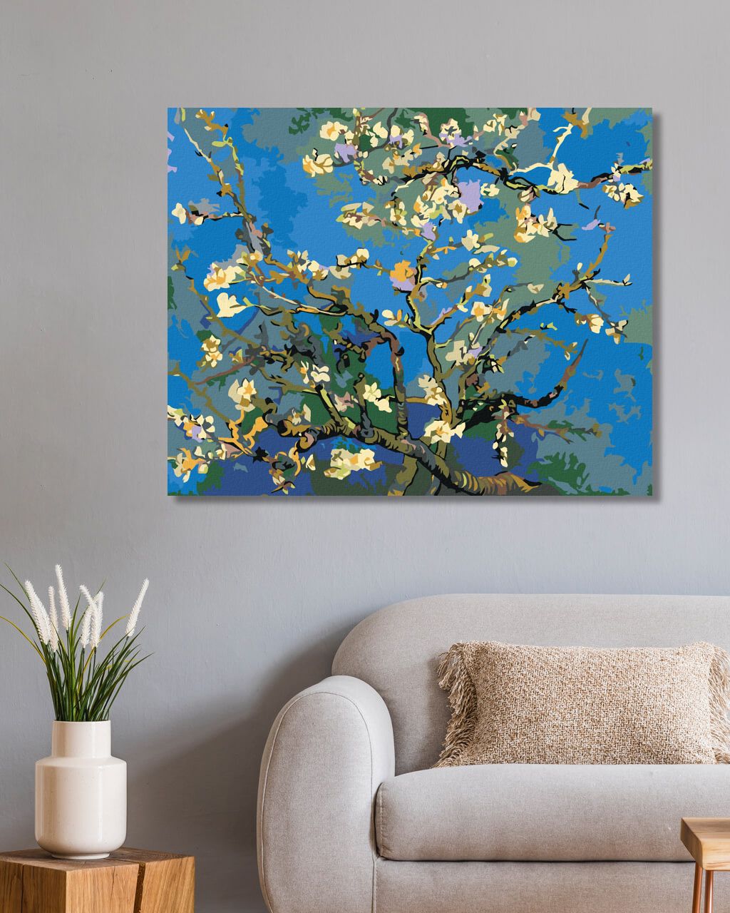 zuty Malování podle čísel - JARNÍ KVĚTY - Rozměr: 40x50 cm, Rámování: Varianta: vypnuté plátno na rám - obrázek 2