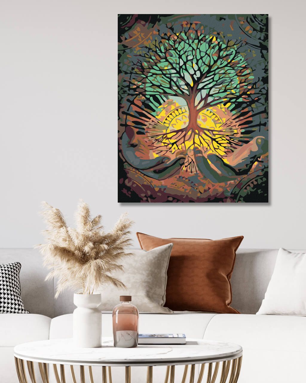 zuty Malování podle čísel - DAROVANÝ STROM - Rozměr: 40x50 cm, Rámování: Varianta: vypnuté plátno na rám - obrázek 4