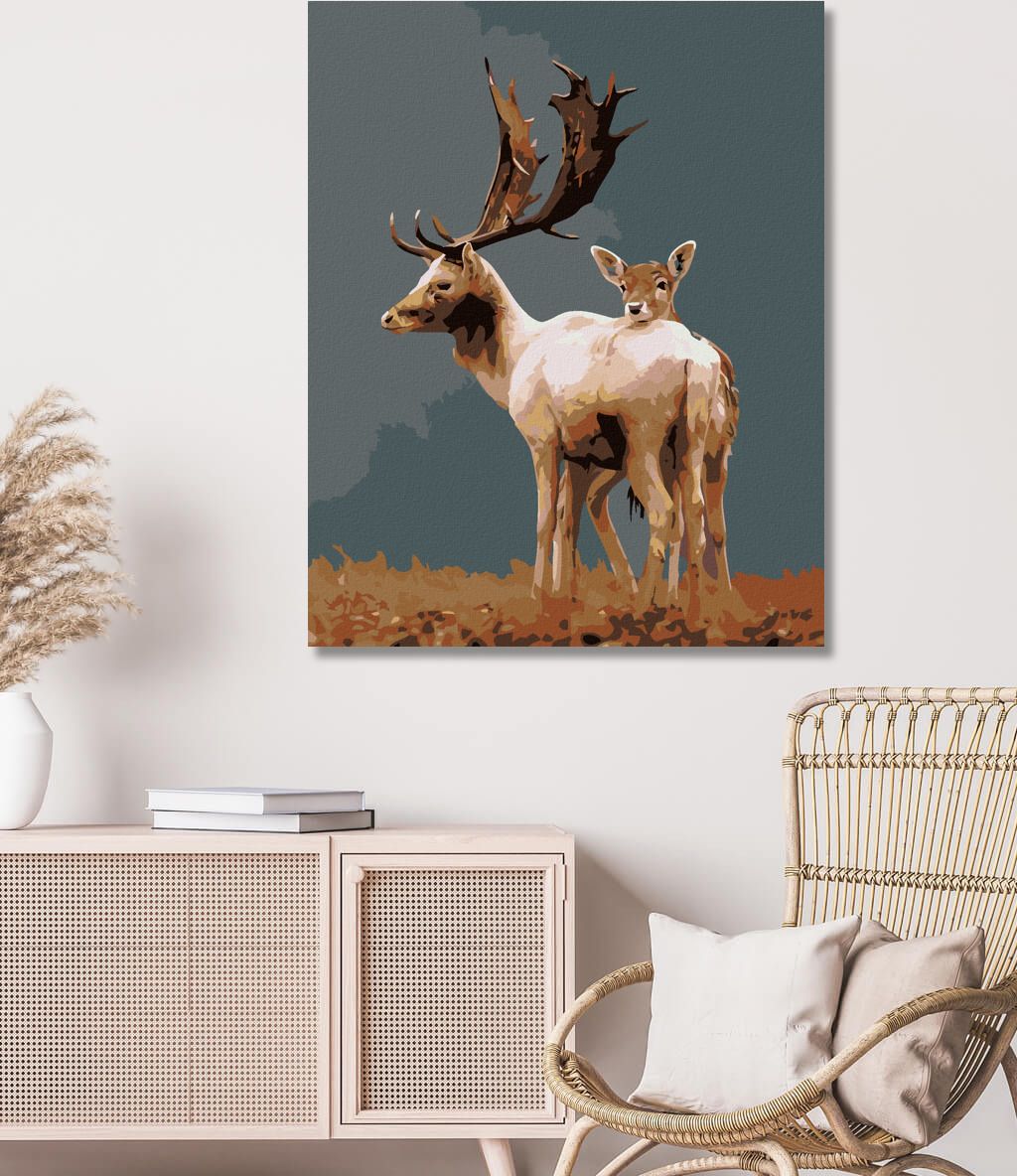 zuty Malování podle čísel - DANĚK S LANÍ - Rozměr: 40x50 cm, Rámování: Varianta: vypnuté plátno na rám - obrázek 6