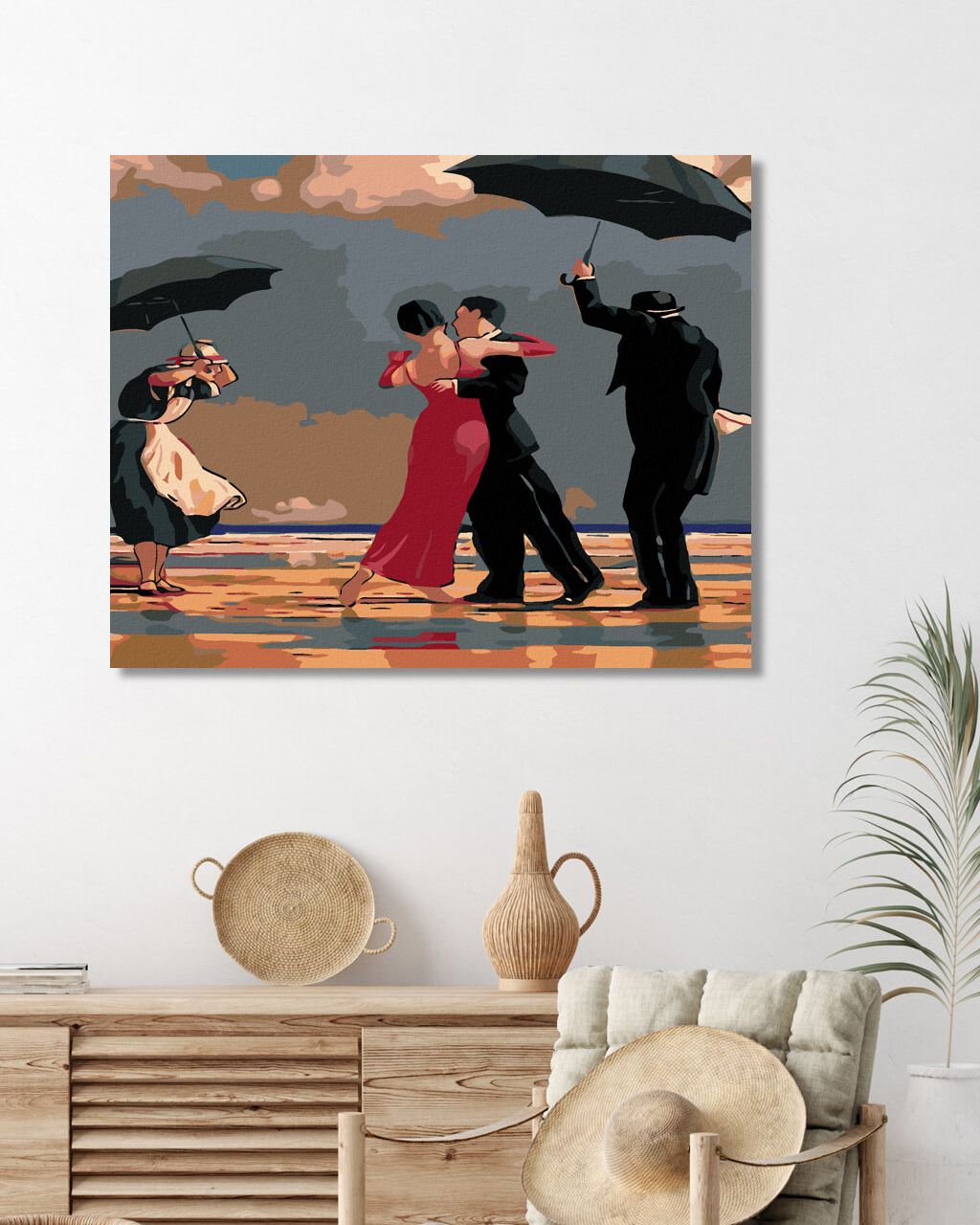 zuty Malování podle čísel - TANEC NA PLÁŽI I - Rozměr: 40x50 cm, Rámování: Varianta: vypnuté plátno na rám - obrázek 5