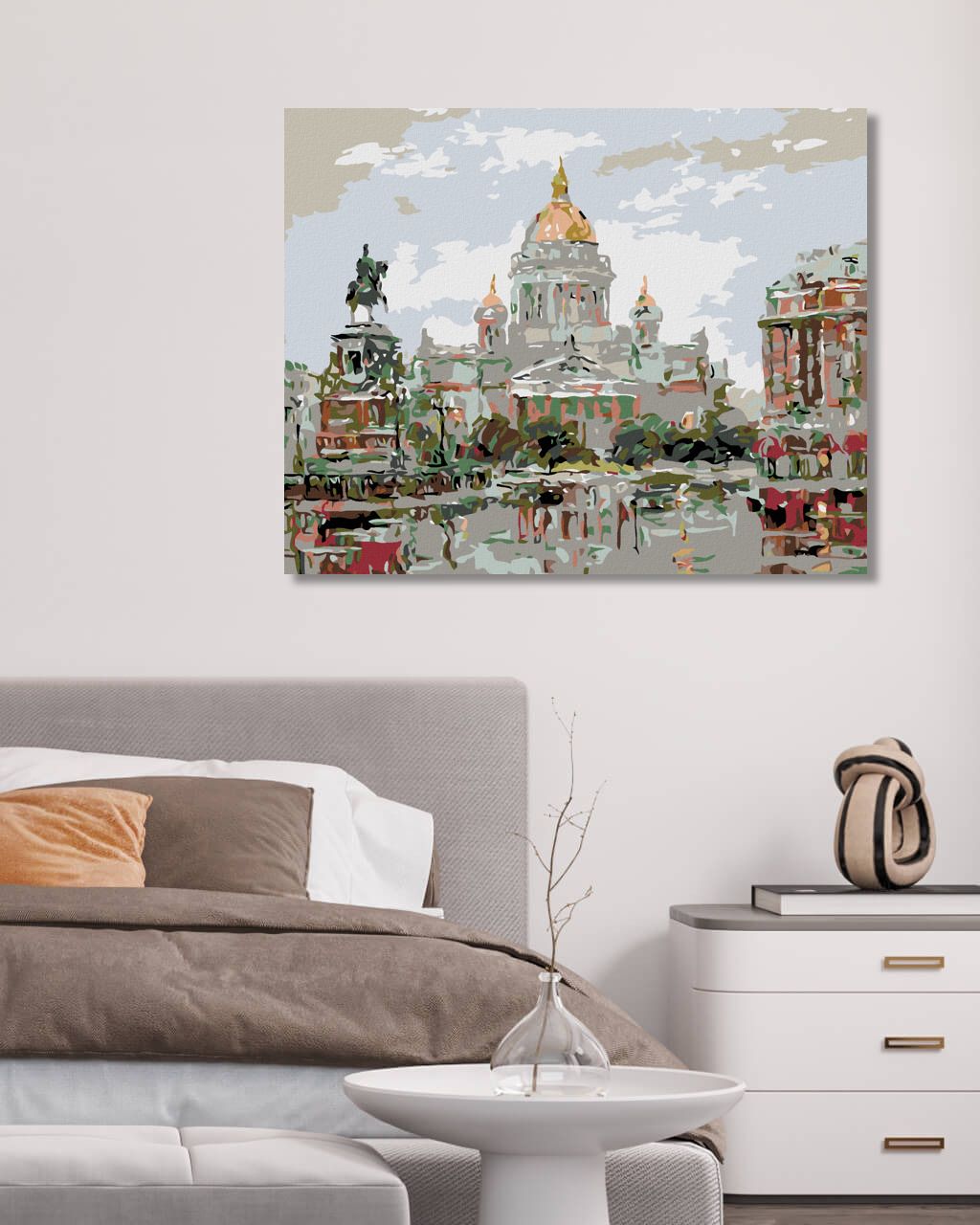 zuty Malování podle čísel - KATEDRÁLA SVATÉHO IZÁKA - Rozměr: 40x50 cm, Rámování: Varianta: bez rámu a bez vypnutí plátna - obrázek 6
