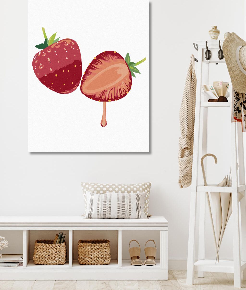 zuty Malování podle čísel - JAHODY - Rozměr: 40x50 cm, Rámování: Varianta: bez rámu a bez vypnutí plátna - obrázek 11
