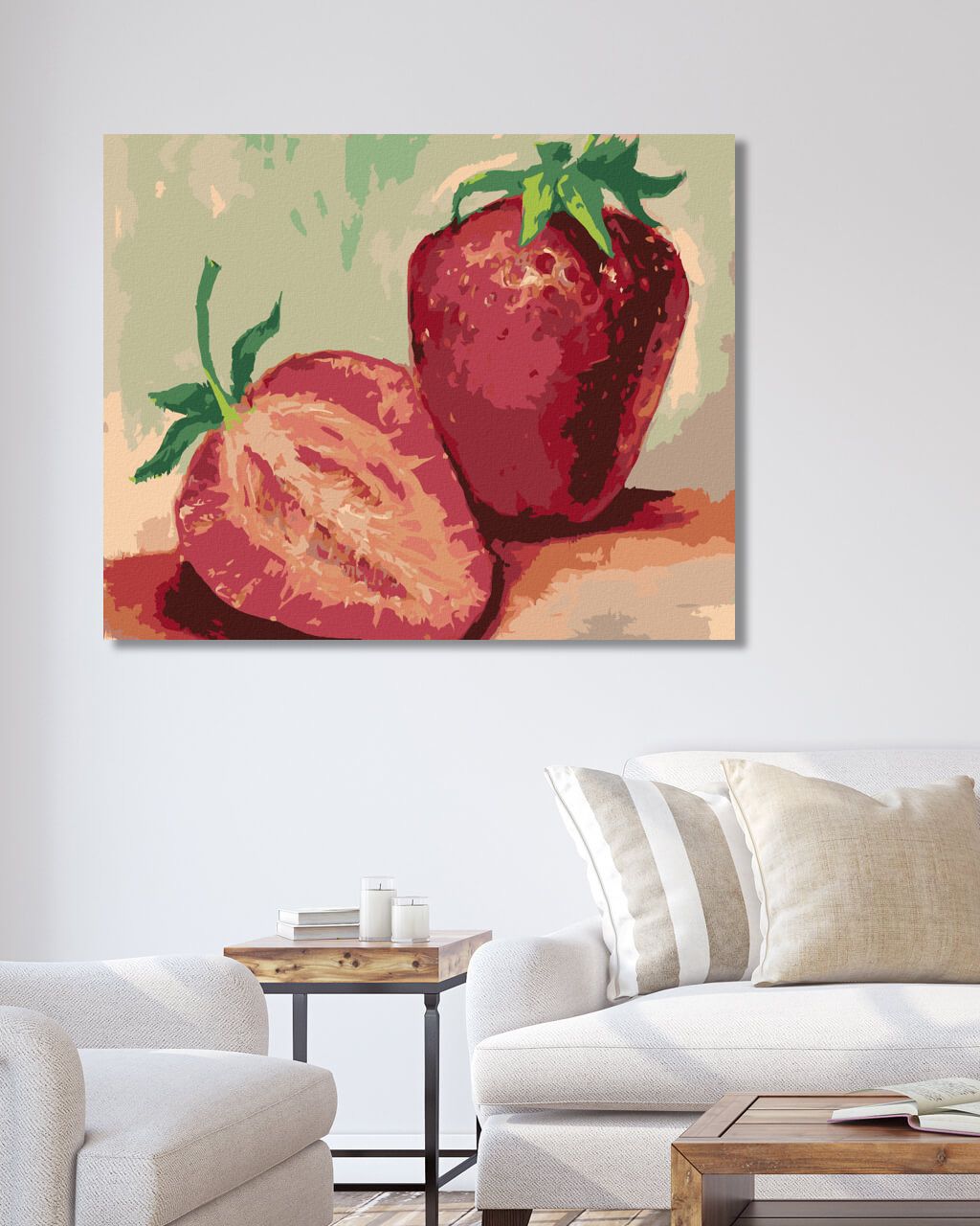 zuty Malování podle čísel - JAHODY - Rozměr: 40x50 cm, Rámování: Varianta: bez rámu a bez vypnutí plátna - obrázek 15