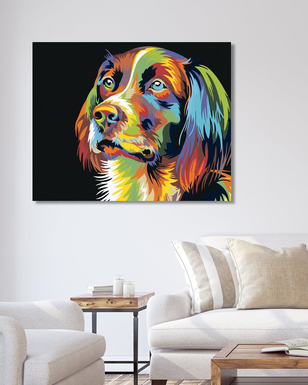 zuty Malování podle čísel - PES - Rozměr: 40x50 cm, Rámování: Varianta: vypnuté plátno na rám - obrázek 6