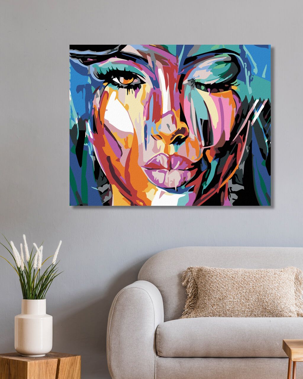 zuty Malování podle čísel - POMALOVANÁ KRÁSKA - Rozměr: 40x50 cm, Rámování: Varianta: vypnuté plátno na rám - obrázek 6