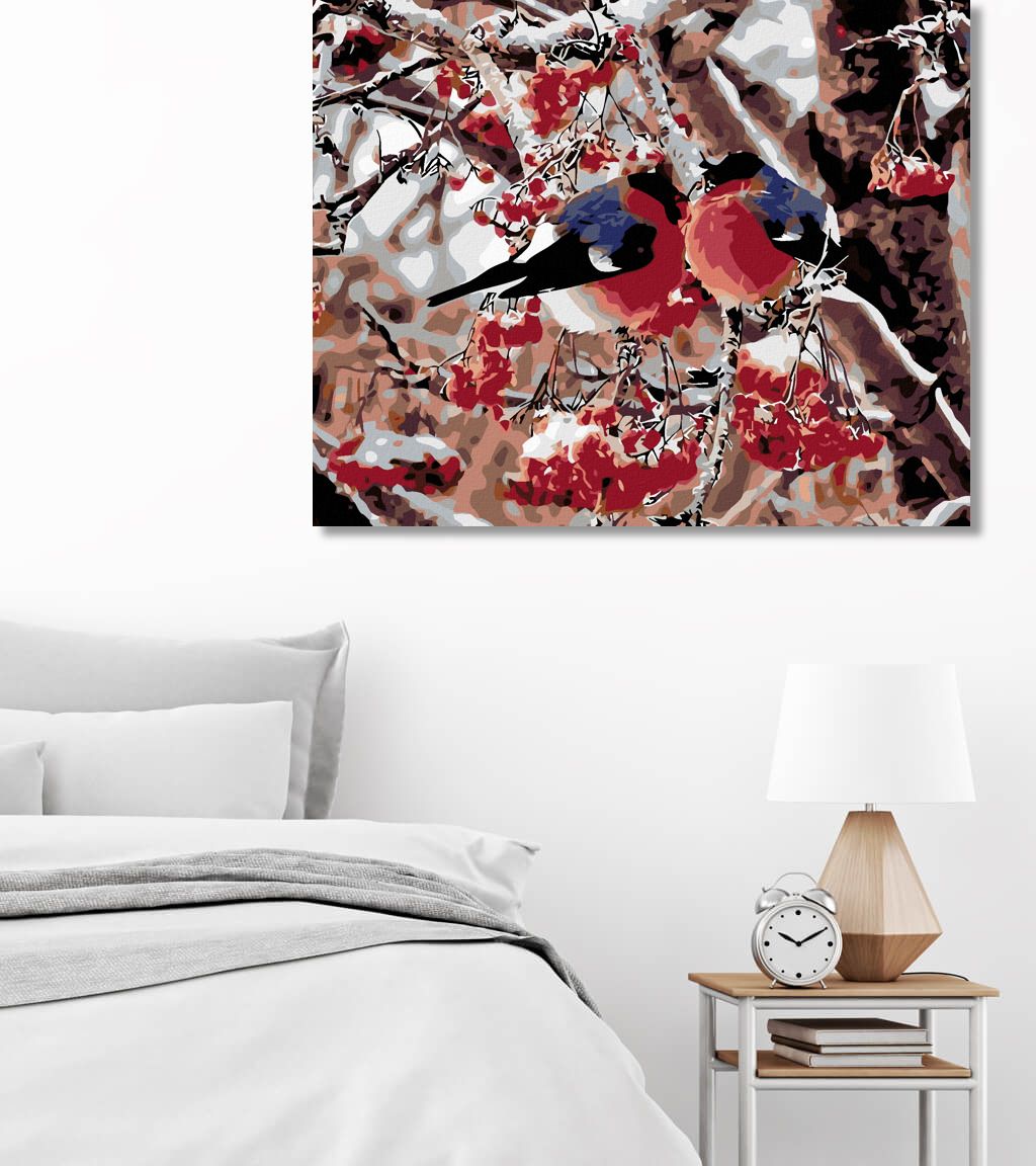 zuty Malování podle čísel - PTÁČCI V JEŘABINÁCH - Rozměr: 40x50 cm, Rámování: Varianta: bez rámu a bez vypnutí plátna - obrázek 10