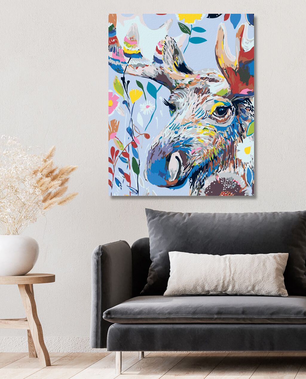 zuty Malování podle čísel - KVĚTINOVÝ LOS - Rozměr: 40x50 cm, Rámování: Varianta: bez rámu a bez vypnutí plátna - obrázek 2