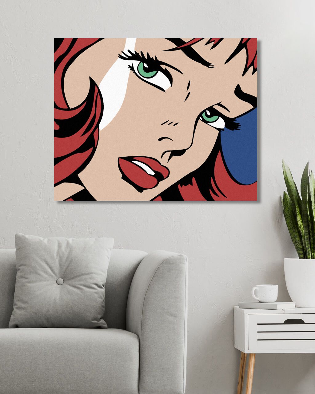 zuty Malování podle čísel - GIRL II - Rozměr: 40x50 cm, Rámování: Varianta: bez rámu a bez vypnutí plátna - obrázek 8