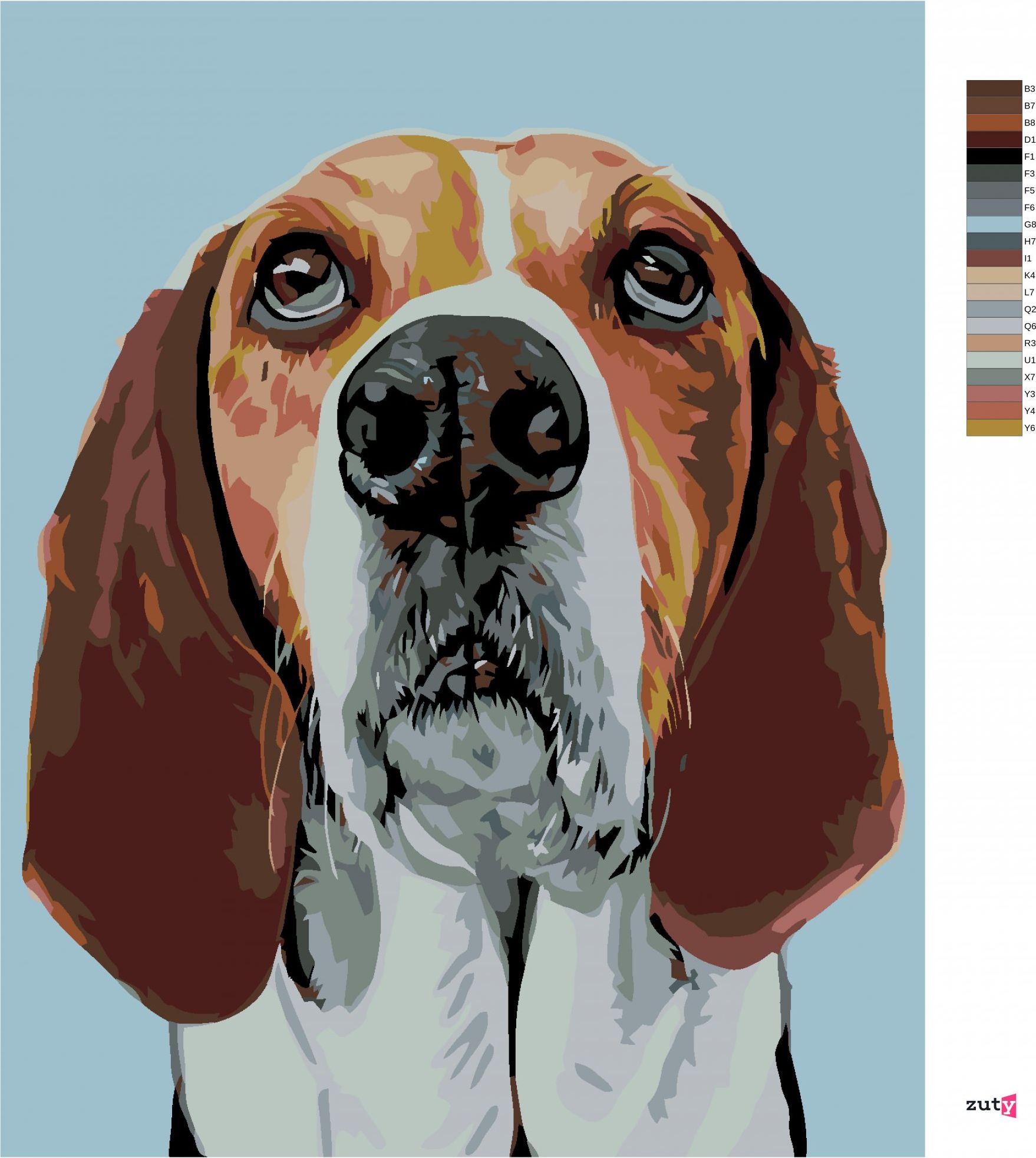 zuty Malování podle čísel - BÍGL - Rozměr: 40x50 cm, Rámování: Varianta: vypnuté plátno na rám - obrázek 6