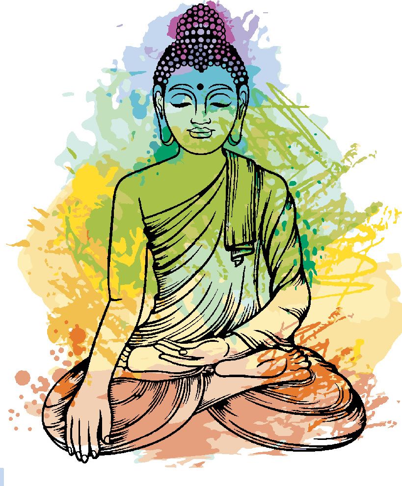 zuty Malování podle čísel - BAREVNÝ BUDDHA - Rozměr: 40x50 cm, Rámování: Varianta: bez rámu a bez vypnutí plátna - obrázek 19
