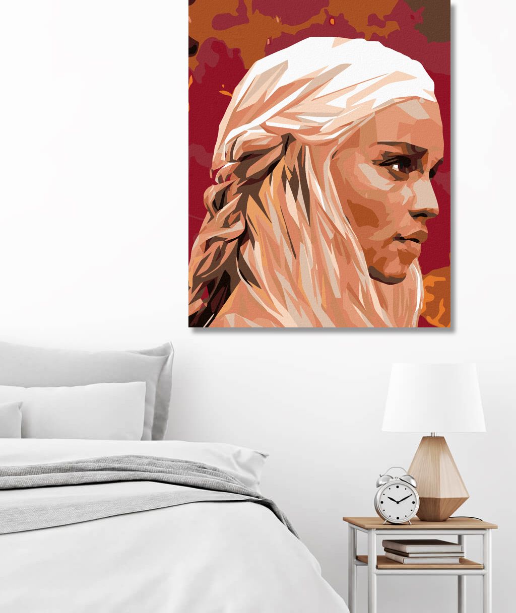 zuty Malování podle čísel - DRAČÍ KRÁLOVNA - Rozměr: 40x50 cm, Rámování: Varianta: bez rámu a bez vypnutí plátna - obrázek 7