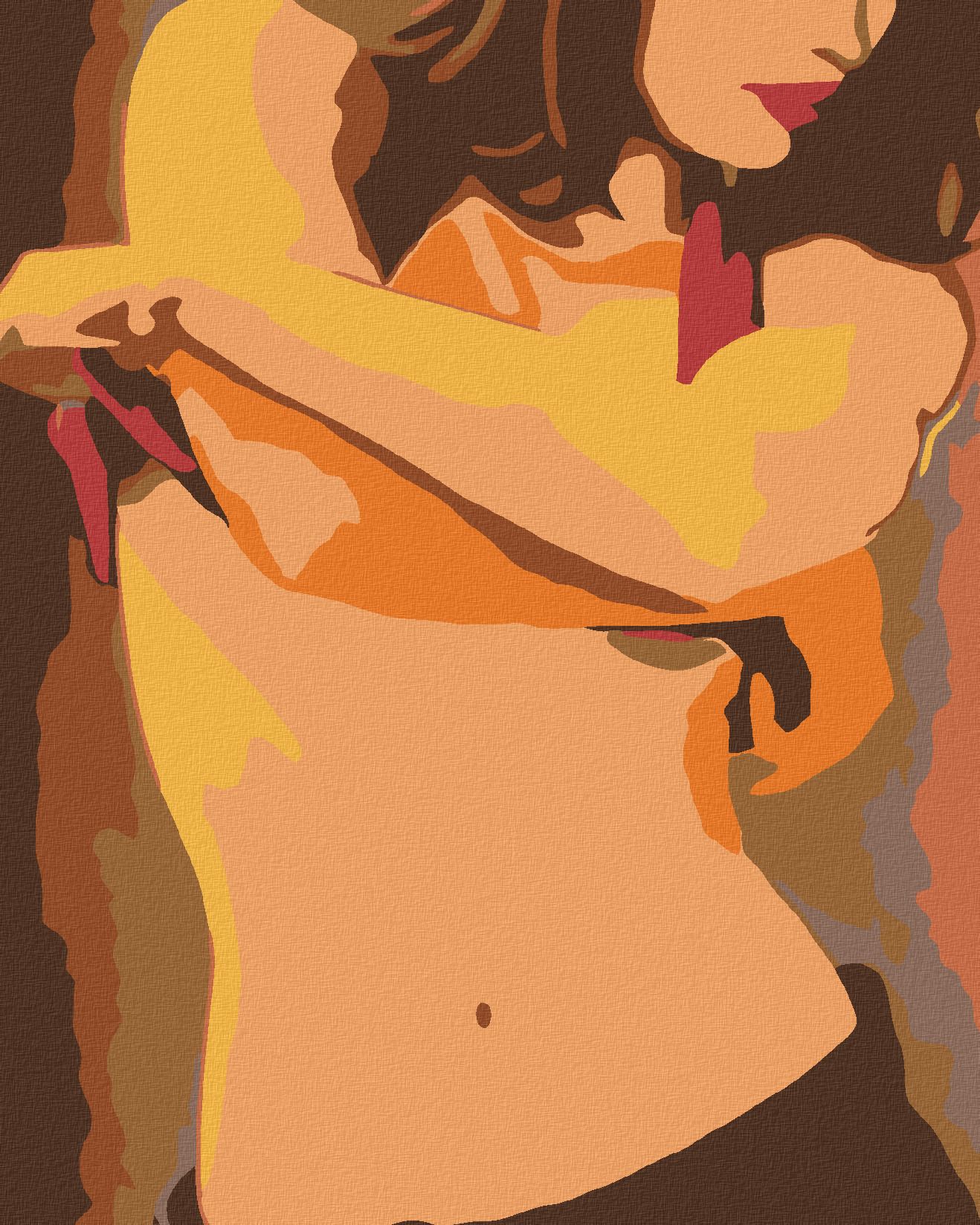 zuty Malování podle čísel - POLONAHÁ - Rozměr: 40x50 cm, Rámování: Varianta: vypnuté plátno na rám - obrázek 1
