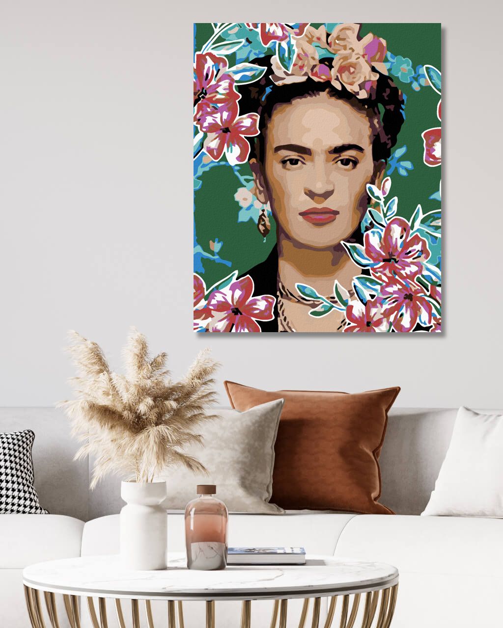 zuty Malování podle čísel - FRIDA KAHLO I. - Rozměr: 40x50 cm, Rámování: Varianta: bez rámu a bez vypnutí plátna - obrázek 9