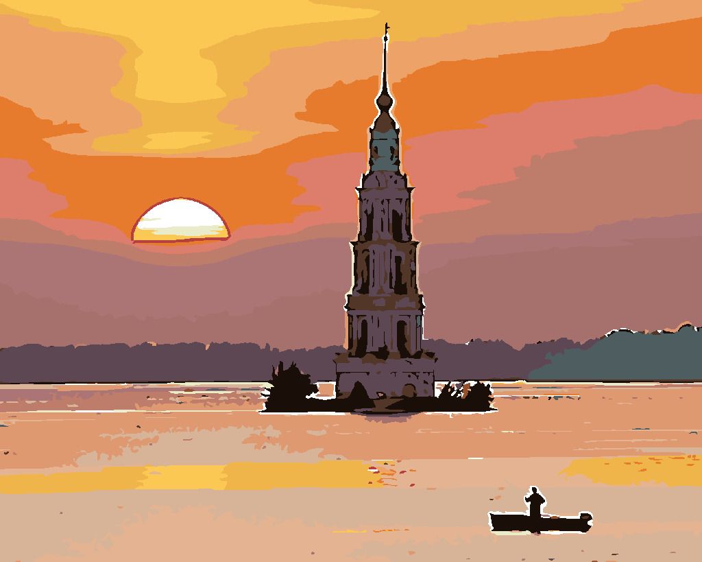 zuty Malování podle čísel - OZDOBNÝ MAJÁK A RYBÁŘ - Rozměr: 40x50 cm, Rámování: Varianta: bez rámu a bez vypnutí plátna - obrázek 9