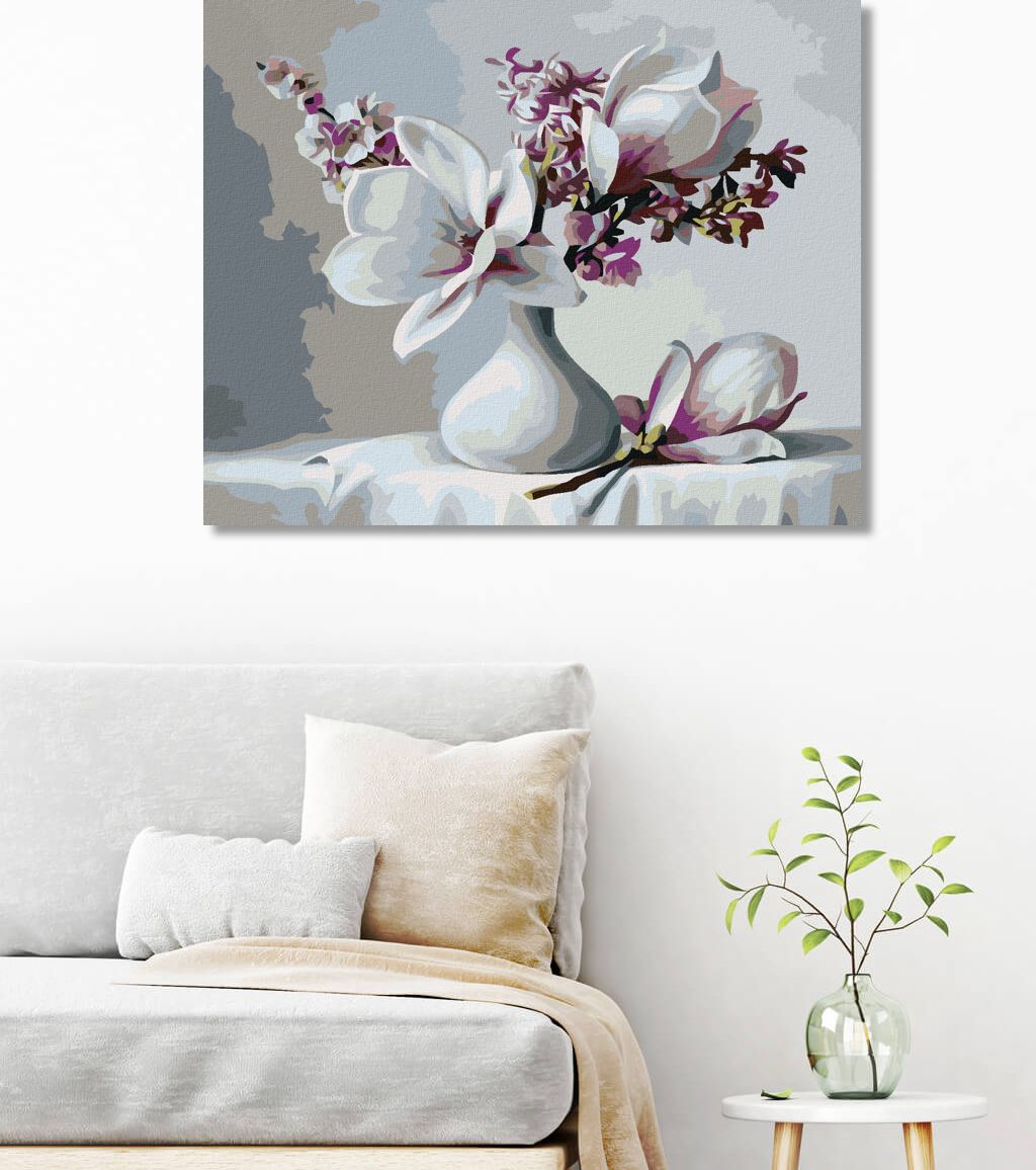 zuty Malování podle čísel - MAGNÓLIE - Rozměr: 40x50 cm, Rámování: Varianta: vypnuté plátno na rám - obrázek 7