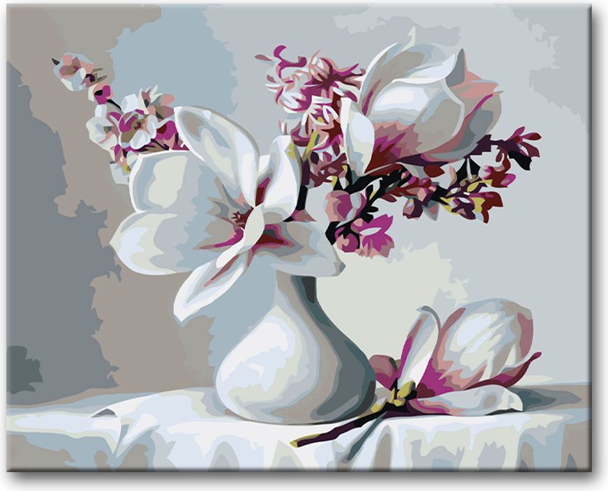 zuty Malování podle čísel - MAGNÓLIE - Rozměr: 40x50 cm, Rámování: Varianta: vypnuté plátno na rám - obrázek 12