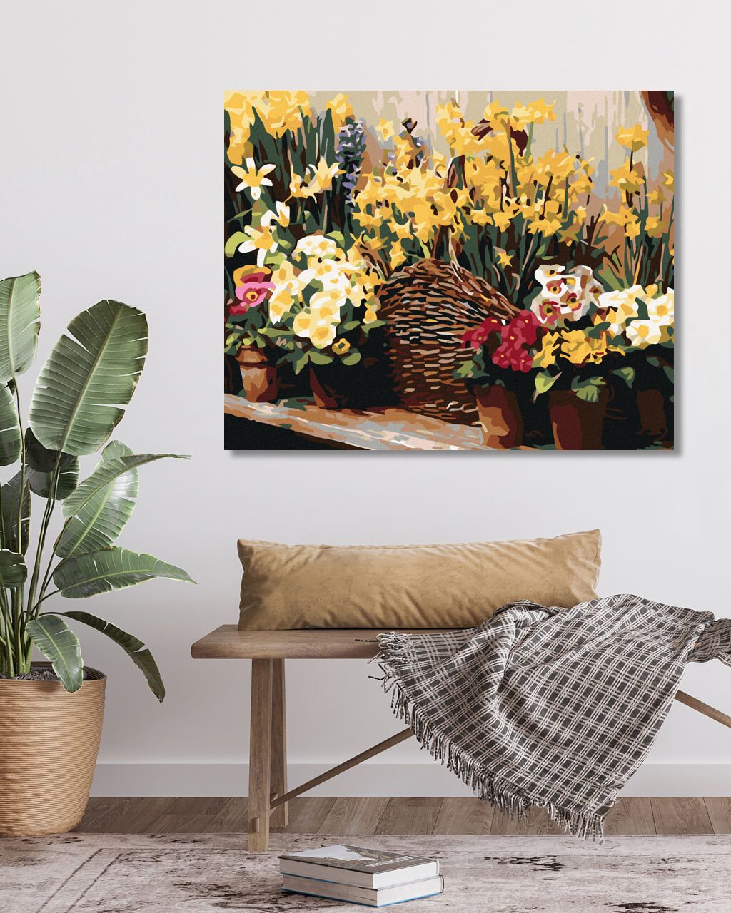 zuty Malování podle čísel - SPOUSTA KVĚTIN - Rozměr: 40x50 cm, Rámování: Varianta: vypnuté plátno na rám - obrázek 10
