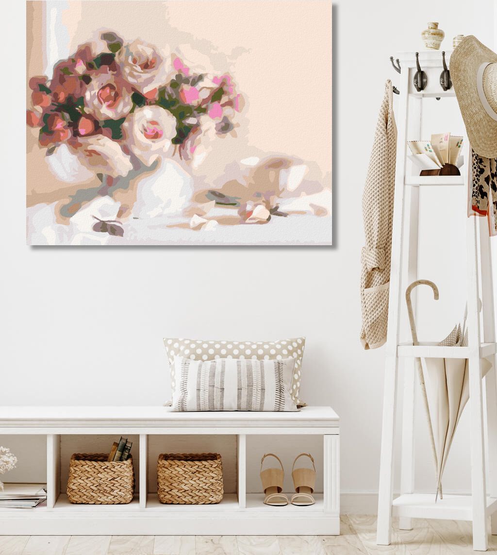 zuty Malování podle čísel - RŮŽE A ŠÁLEK ČAJE - Rozměr: 40x50 cm, Rámování: Varianta: bez rámu a bez vypnutí plátna - obrázek 10
