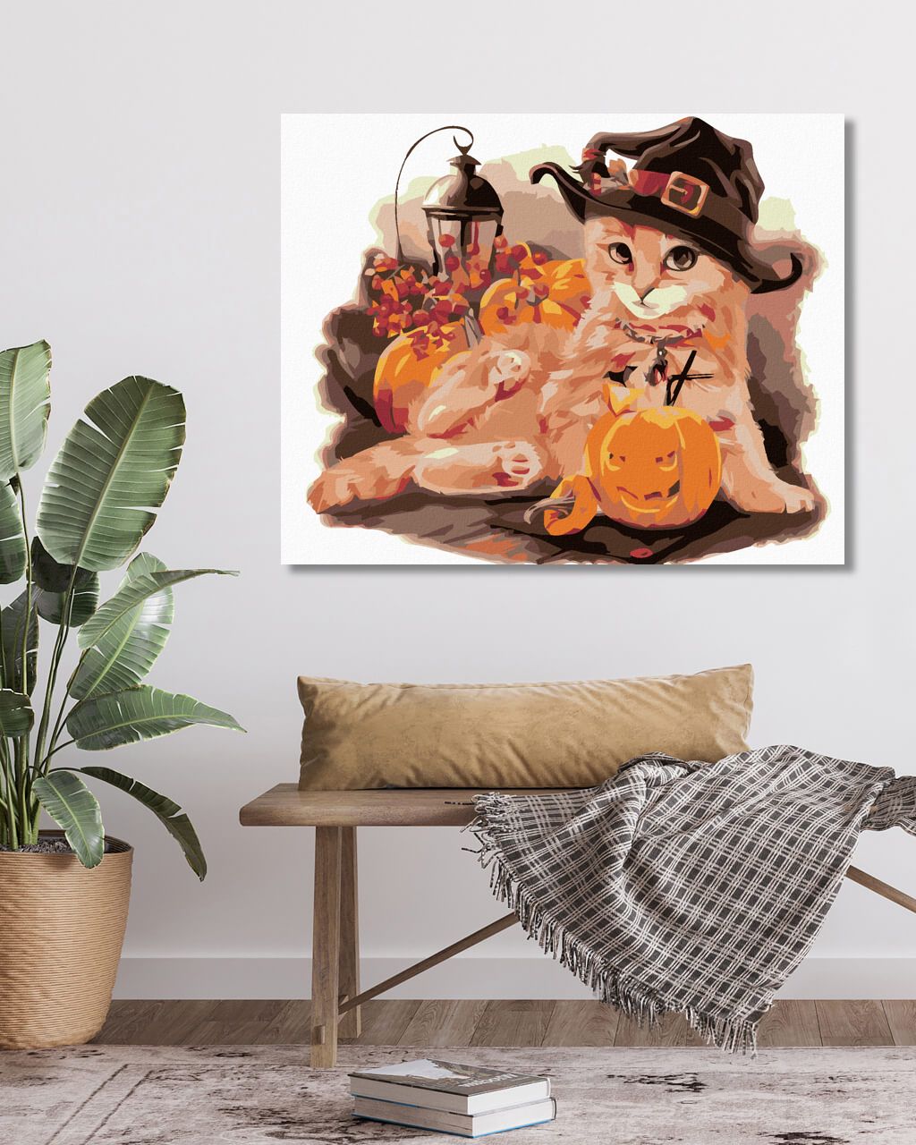 zuty Malování podle čísel - KOTĚ S DÝNĚMI - Rozměr: 40x50 cm, Rámování: Varianta: bez rámu a bez vypnutí plátna - obrázek 5