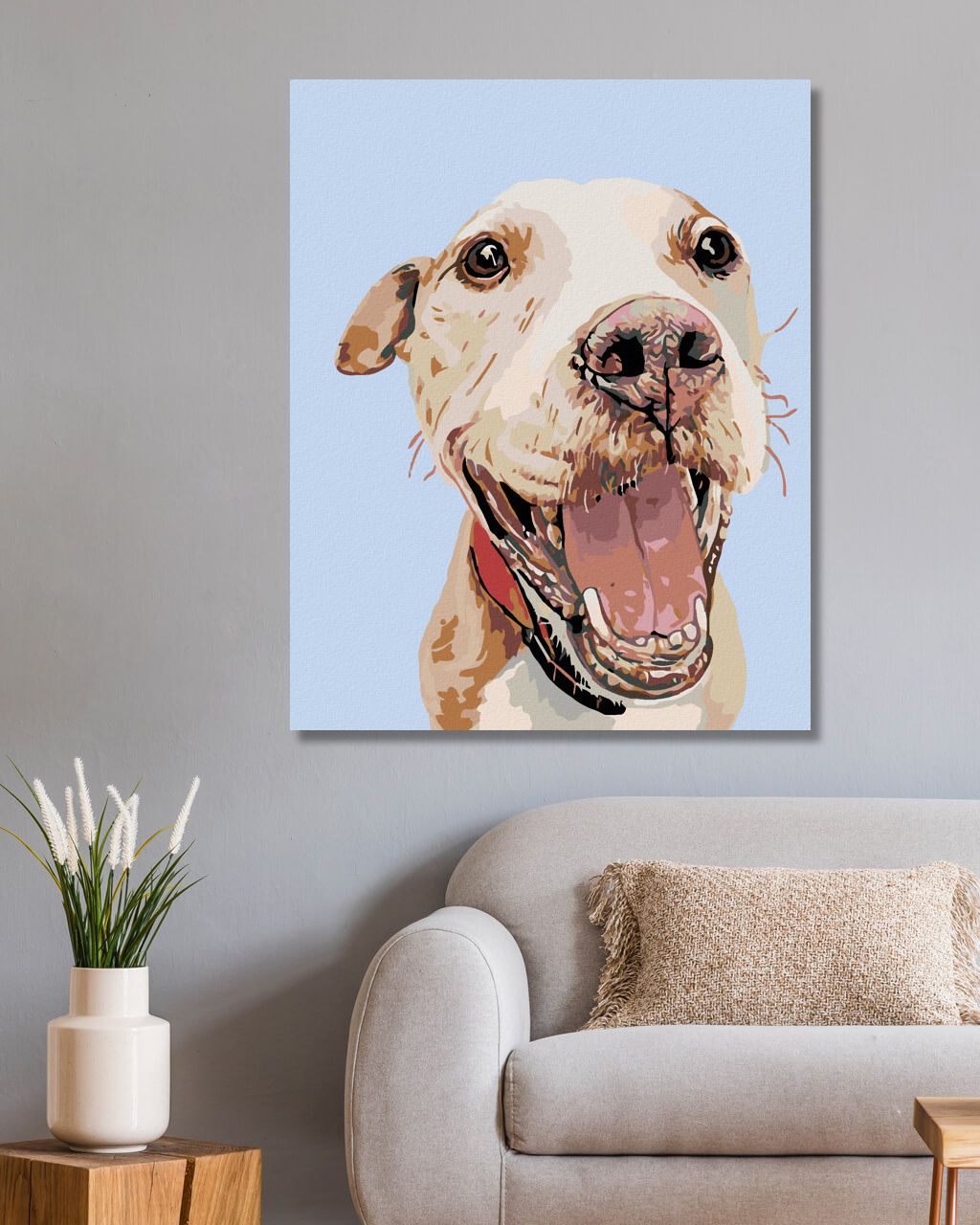 zuty Malování podle čísel - ŠŤASTNÝ HAFAN - Rozměr: 40x50 cm, Rámování: Varianta: bez rámu a bez vypnutí plátna - obrázek 13