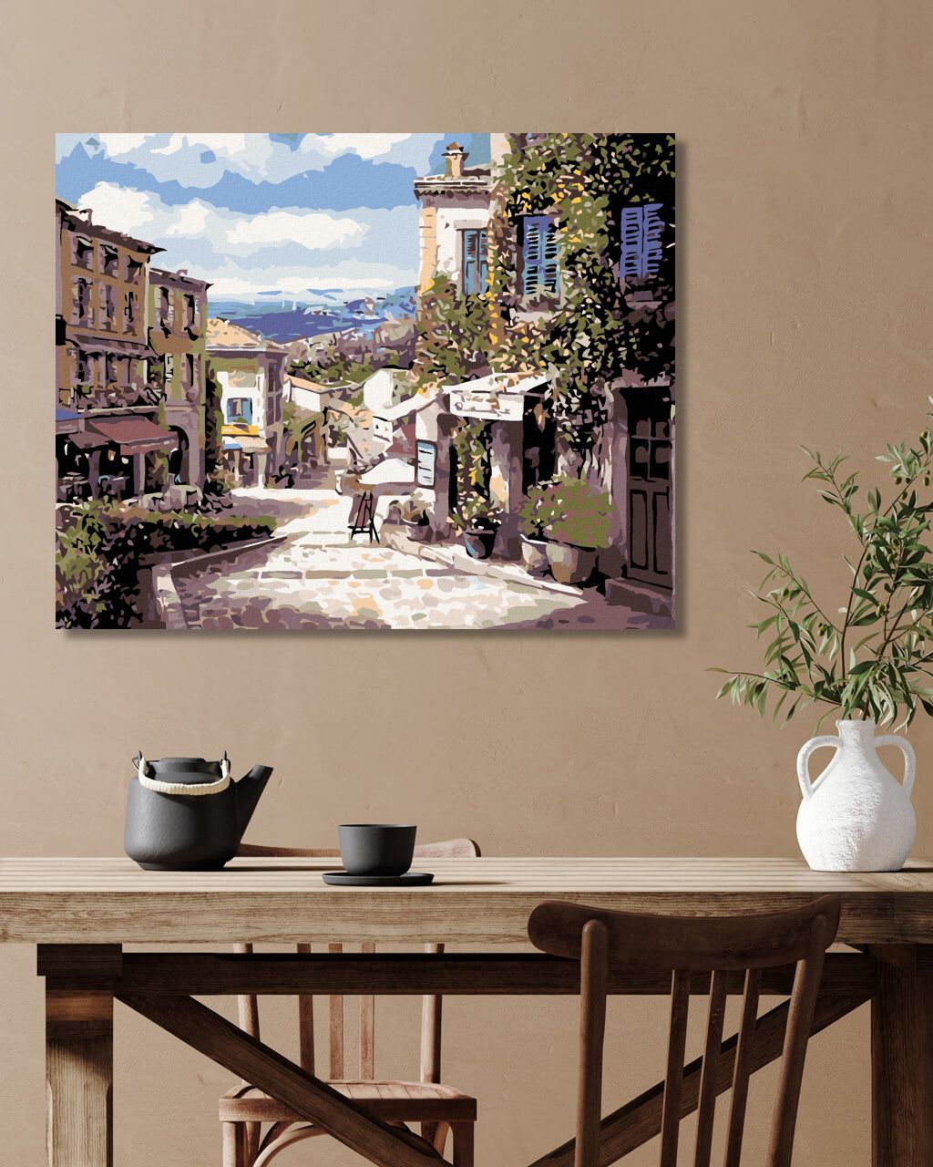 zuty Malování podle čísel - KOUSEK K MOŘI - Rozměr: 40x50 cm, Rámování: Varianta: vypnuté plátno na rám - obrázek 8