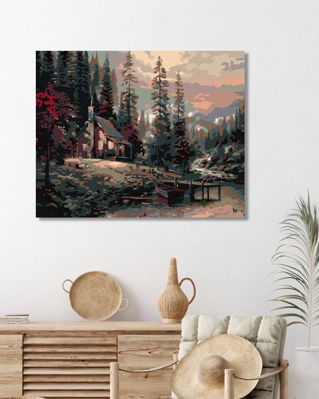 zuty Malování podle čísel - SRUB - Rozměr: 40x50 cm, Rámování: Varianta: bez rámu a bez vypnutí plátna - obrázek 10