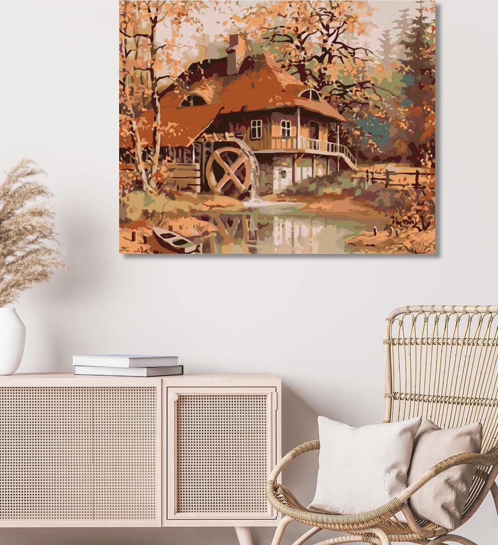zuty Malování podle čísel - STARÝ MLÝN - Rozměr: 40x50 cm, Rámování: Varianta: bez rámu a bez vypnutí plátna - obrázek 10