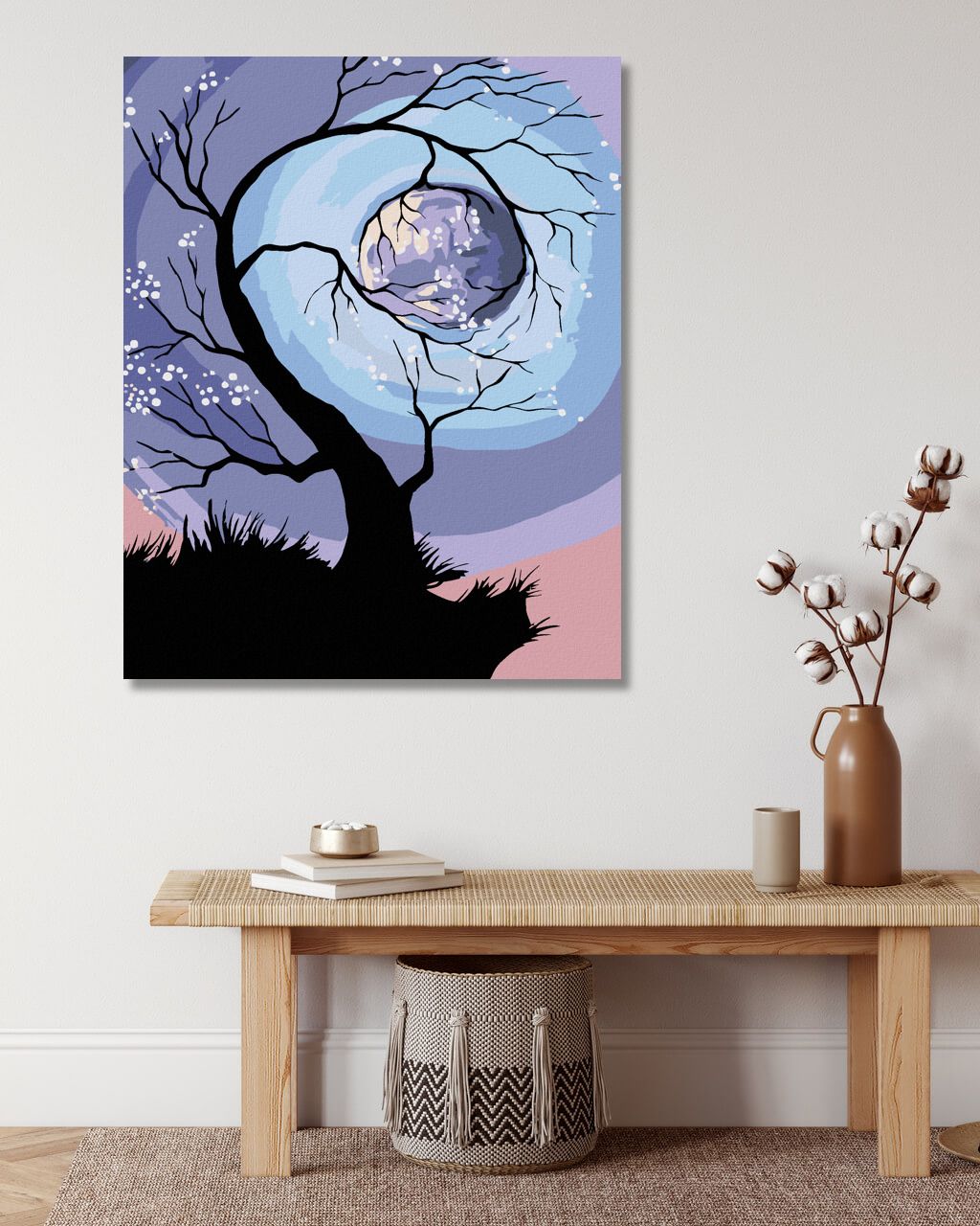 zuty Malování podle čísel - STROM V ÚPLŇKOVÉ MOCI - Rozměr: 40x50 cm, Rámování: Varianta: vypnuté plátno na rám - obrázek 11