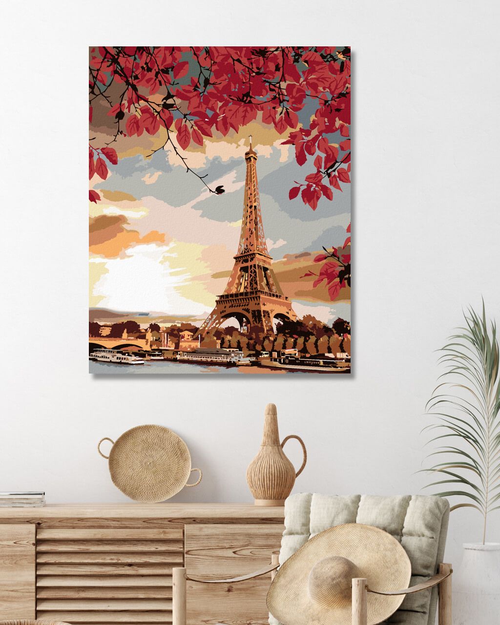 zuty Malování podle čísel - PAŘÍŽ A PODZIM - Rozměr: 40x50 cm, Rámování: Varianta: bez rámu a bez vypnutí plátna - obrázek 4