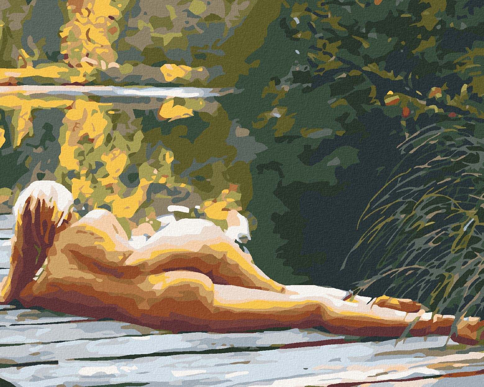 zuty Malování podle čísel - NA MOLU - Rozměr: 40x50 cm, Rámování: Varianta: vypnuté plátno na rám - obrázek 1