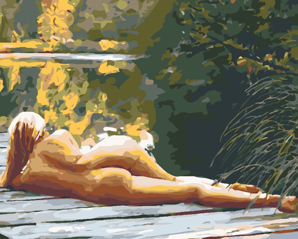 zuty Malování podle čísel - NA MOLU - Rozměr: 40x50 cm, Rámování: Varianta: vypnuté plátno na rám - obrázek 10