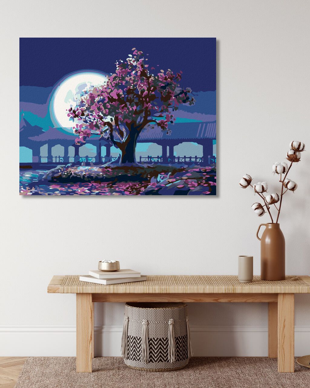 zuty Malování podle čísel - ÚPLNĚK - Rozměr: 40x50 cm, Rámování: Varianta: bez rámu a bez vypnutí plátna - obrázek 3